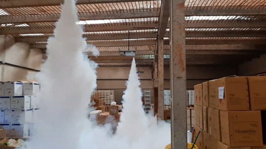 Cañón de niebla de seguridad Antirrobo