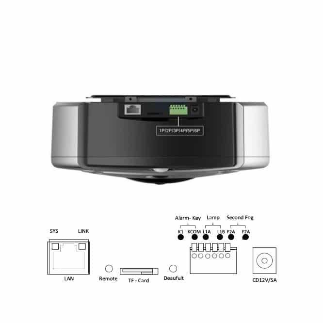 Smart Defense Cañón de humo de seguridad Antirrobo