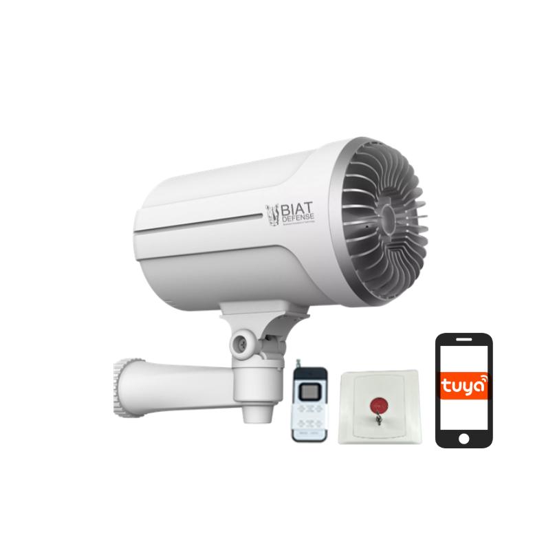 Cañón de Humo de Seguridad Antirrobo Zerovision Bazuka Defense Pro con aplicación móvil